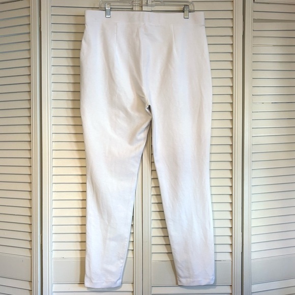 MICHAEL Michael Kors White Skinny Fit Pants Stretchy Size XL - Picture 3 of 5